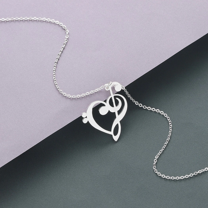 Musical Heart Necklace