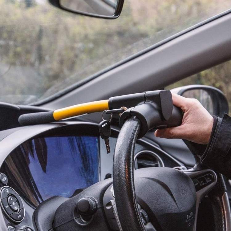 Universal Heavy-Duty Steering Wheel Lock