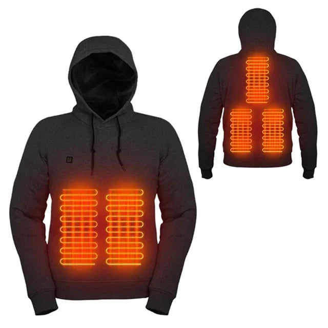Unisex Heated Winter Hoodie - ThermaHoodie