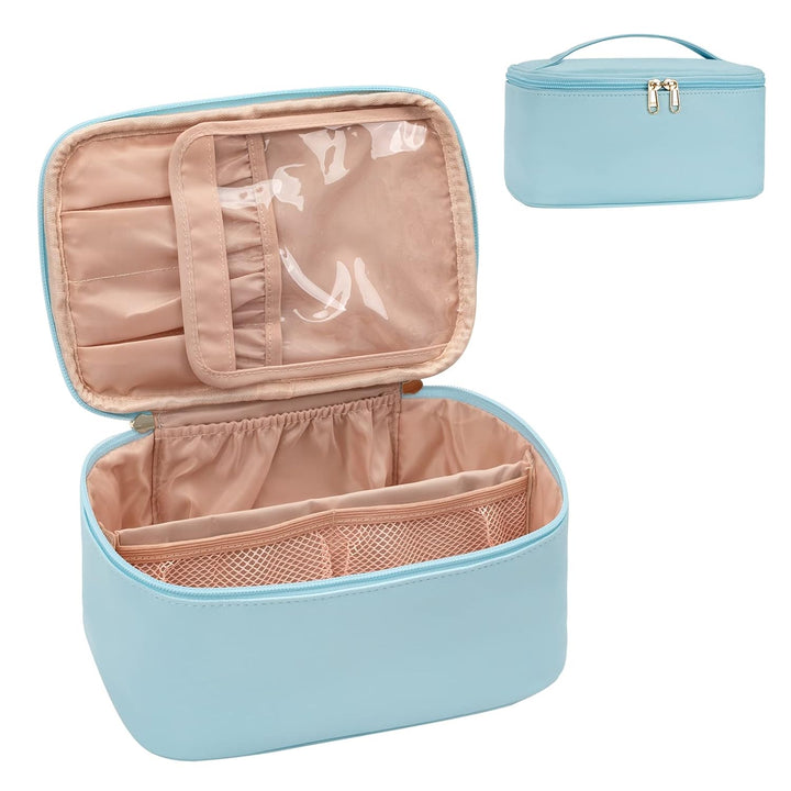 Tragbarer Make-up-Organizer mit Fächern
