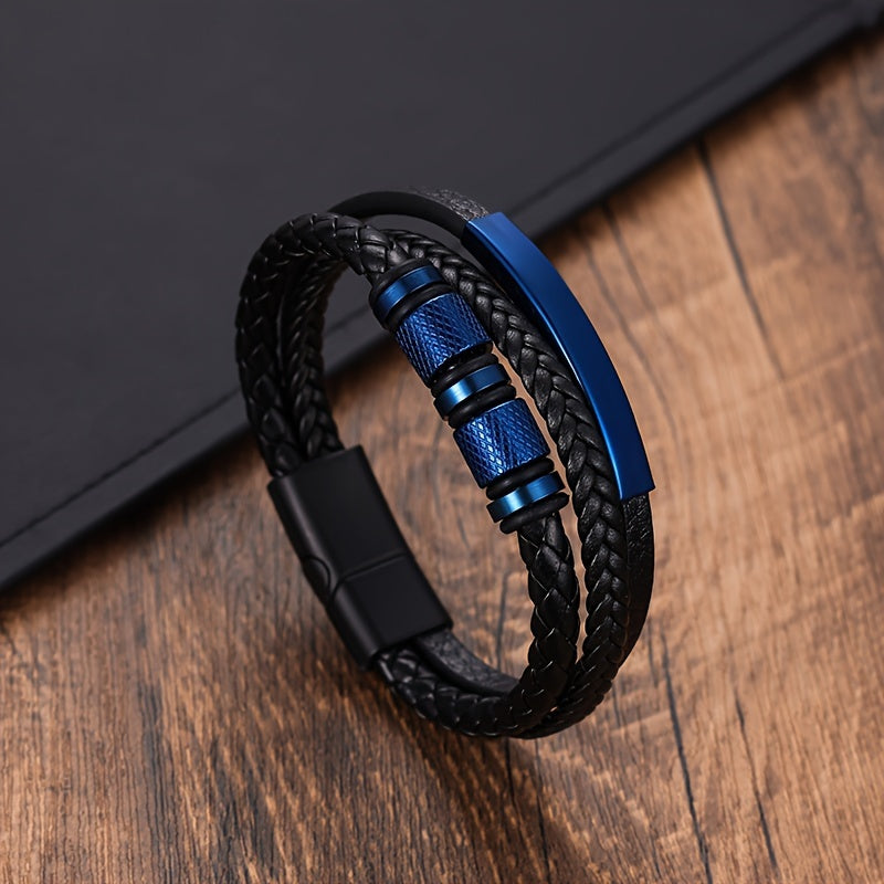 Men's Bracelet | Woven Design | Magnetic Clasp