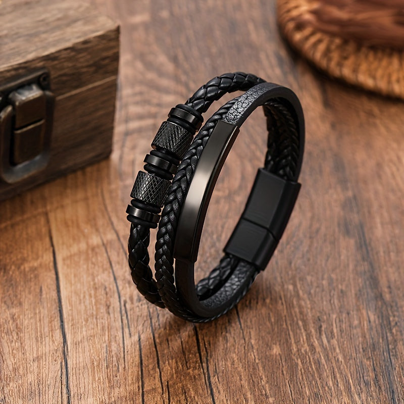 Men's Bracelet | Woven Design | Magnetic Clasp