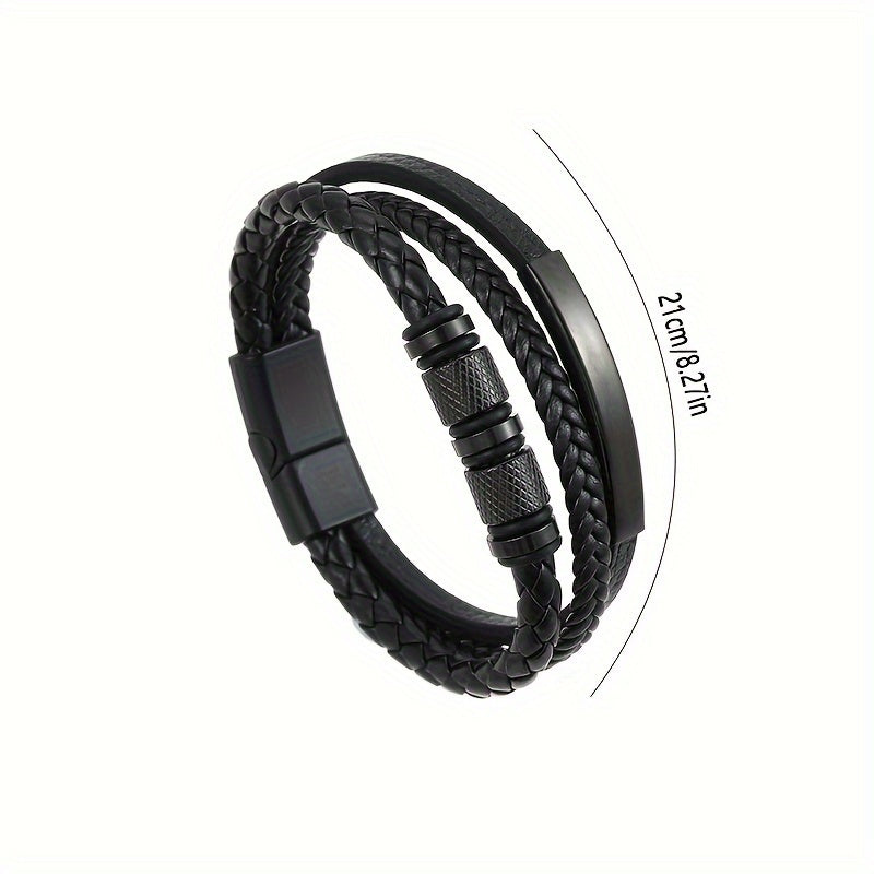 Men's Bracelet | Woven Design | Magnetic Clasp