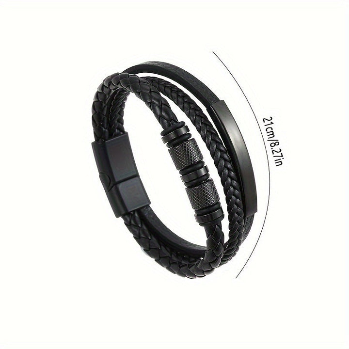 Men's Bracelet | Woven Design | Magnetic Clasp