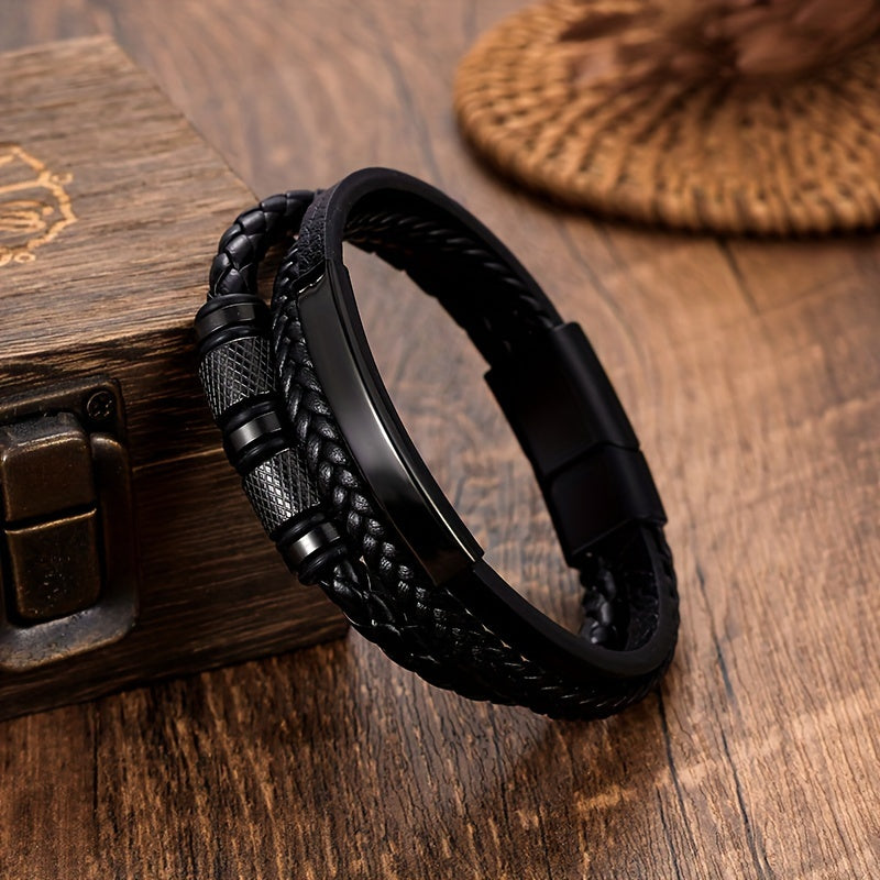 Men's Bracelet | Woven Design | Magnetic Clasp