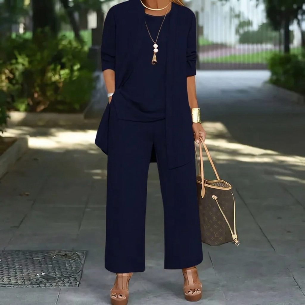 Elegant 3-Piece Cardigan Set for Women