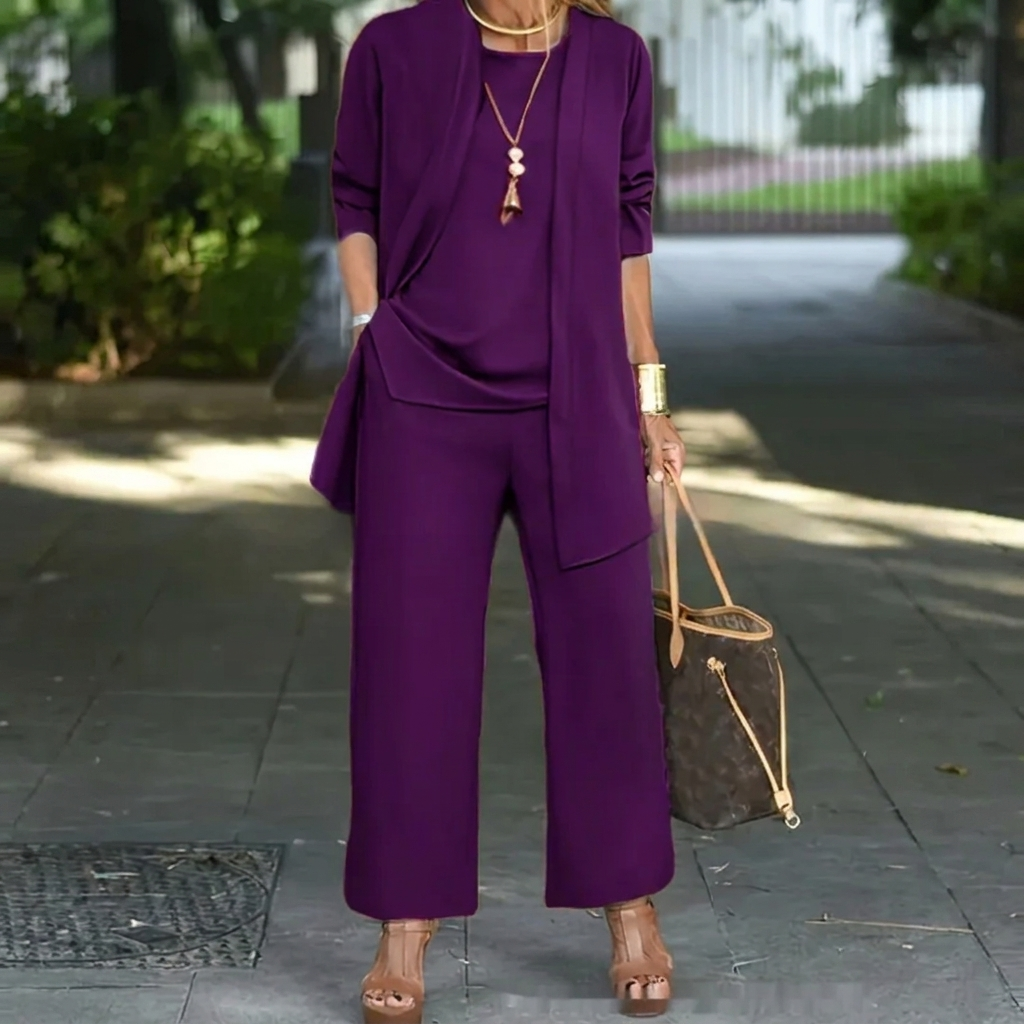 Elegant 3-Piece Cardigan Set for Women