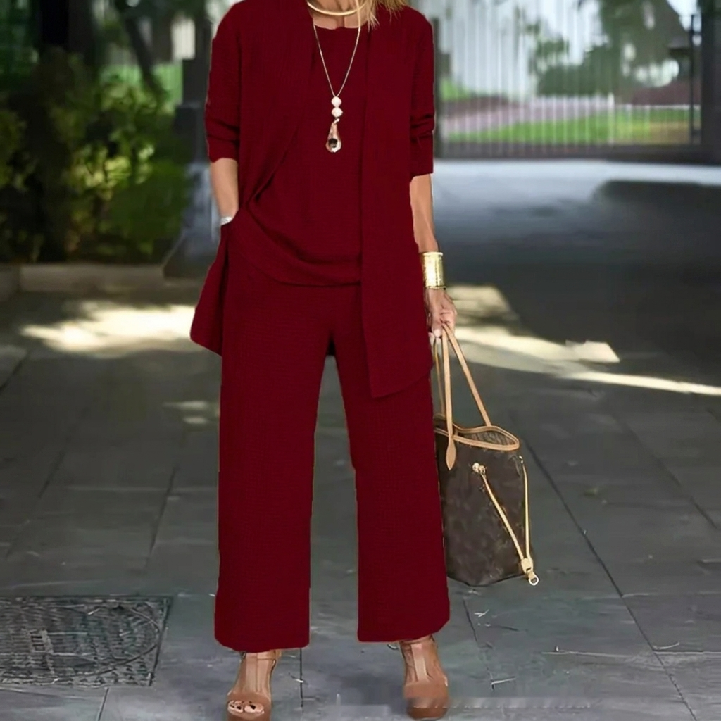 Elegant 3-Piece Cardigan Set for Women