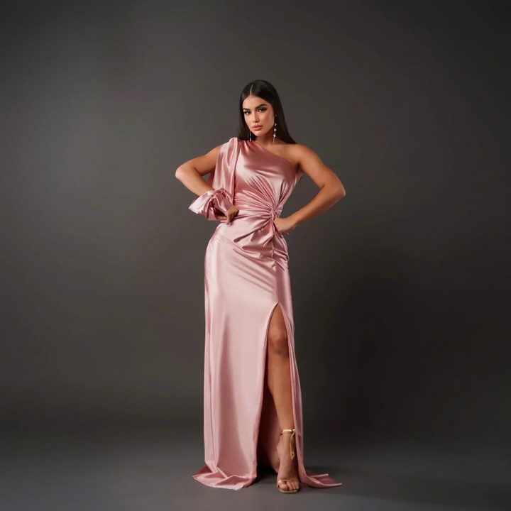 One Shoulder Formal Maxi Dress