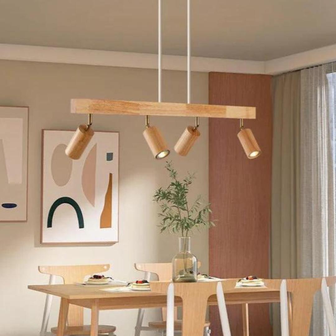 Adjustable Wooden Ceiling Spotlight – EcoLux