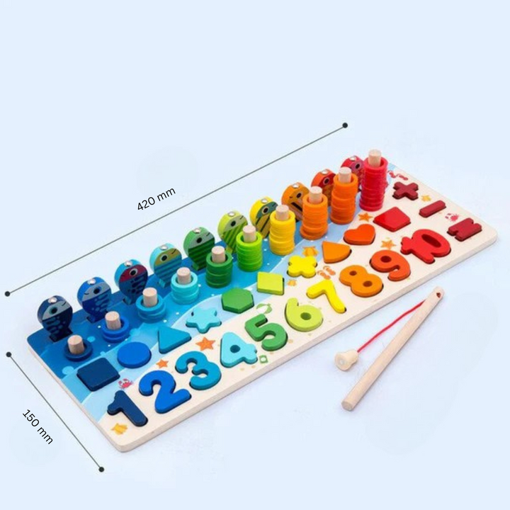 Montessori Holz-Spielbrett | Kompetenzentwicklung für Babys und Kleinkinder