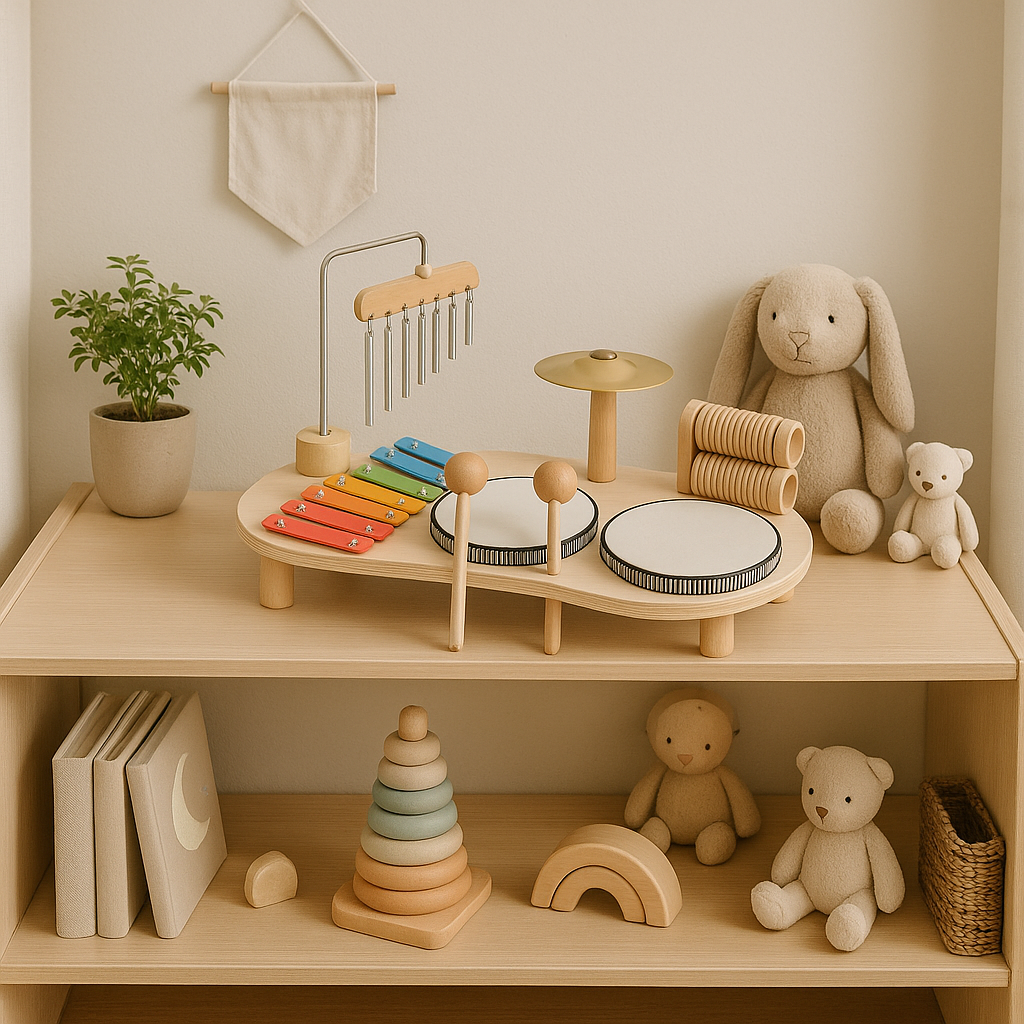 Wooden Music Set for Babies - Creativity and Development