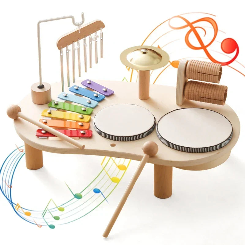 Wooden Music Set for Babies - Creativity and Development