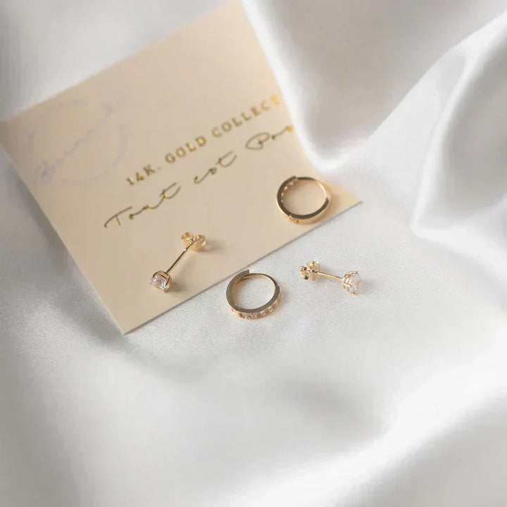 Gold earring