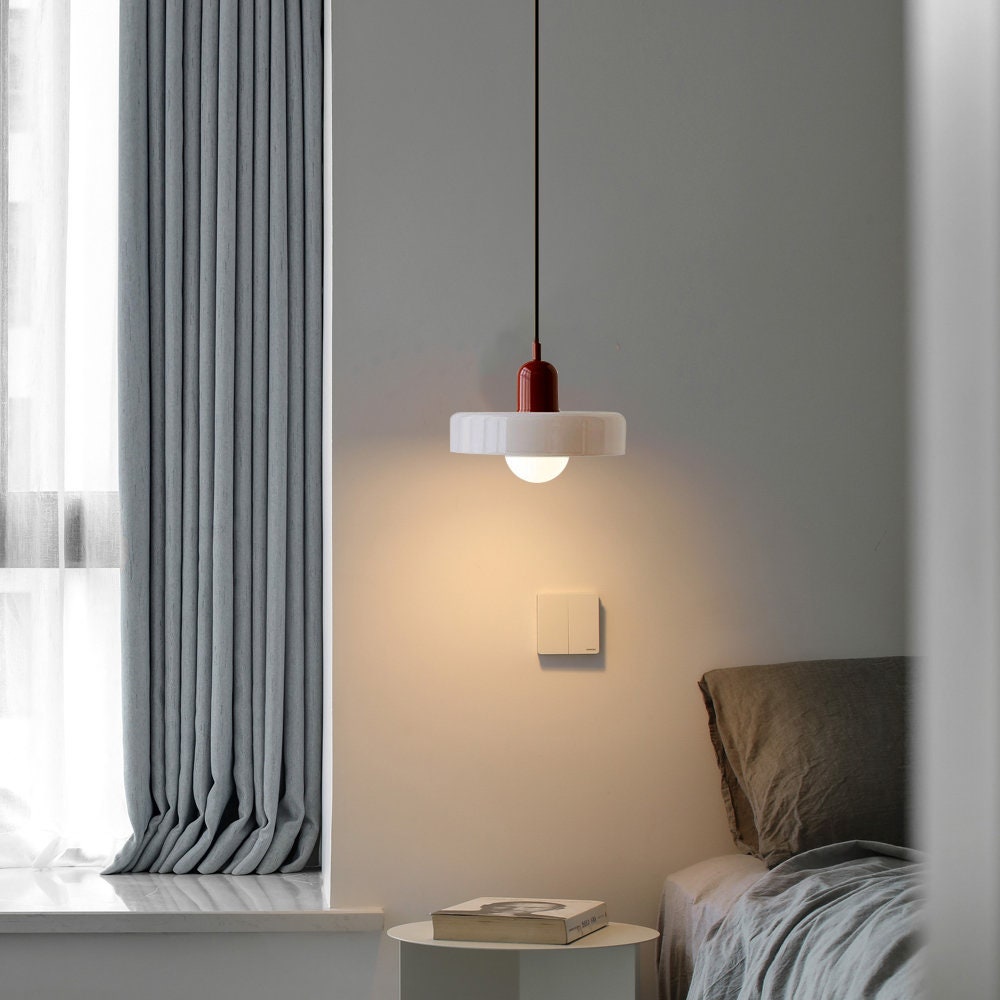 Colourful Bauhaus-Style Pendant Lamp - StiloGlas