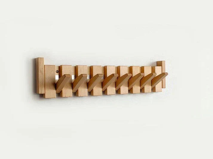 Wooden Piano-Style Coat Rack - Melodia