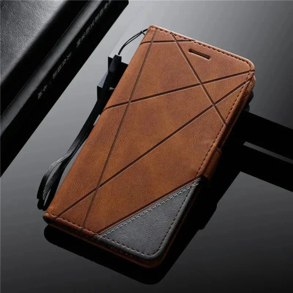 Foldable Leather Case for Smartphones
