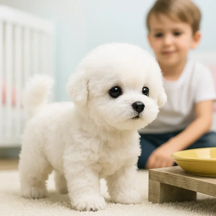 Interactive Plush Robot Dog Toy