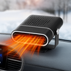 Car Heater and Windscreen Defroster | 12V USB Portable | Black