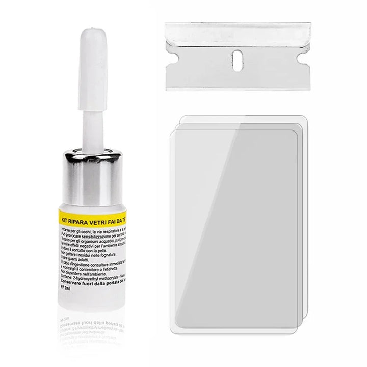 Complete Crack-Free Glass Repair Kit Solution for Damaged Glass