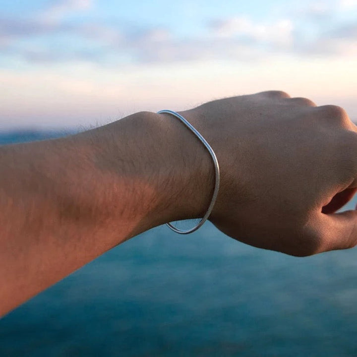 Bracelet | Minimalist Bracelet with Snake Clasp