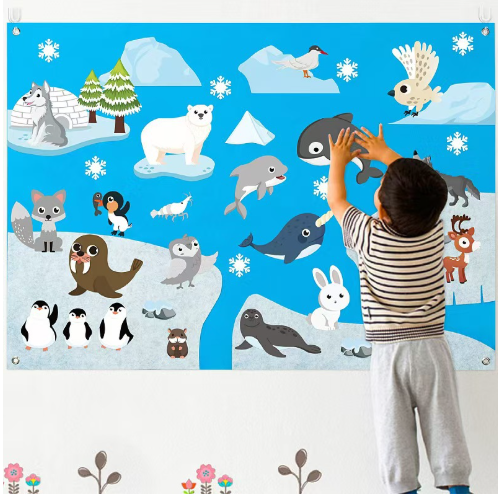 KinderKerst Felt Christmas Nativity Scene for Shared Fun and Tradition