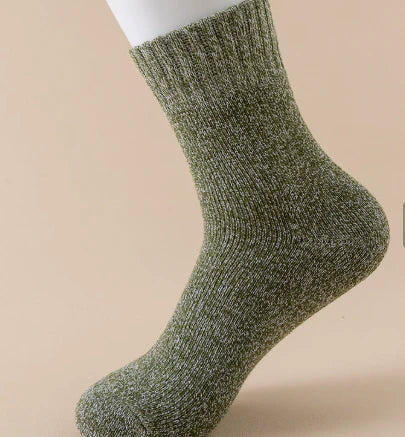 Merino Wool Socks for Men | Thermal Winter | Pack of 3 | Terry Lining & Mid Length
