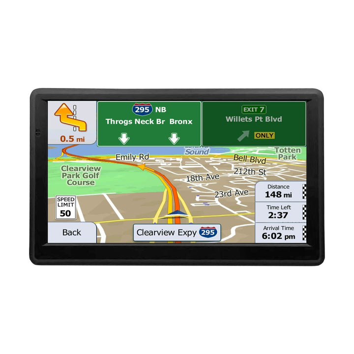 7" GPS Navigation System for Cars and Trucks with Real-Time Traffic