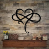 LoveBound - Elegant Heart and Infinity Symbol Wall Decoration