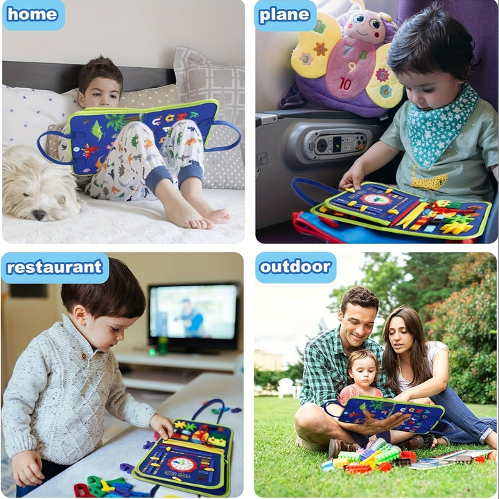 25-in-1 Panel - Educational Sensory Toy for Children