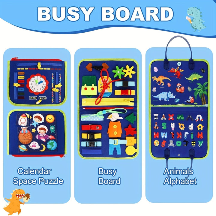 25-in-1 Panel - Educational Sensory Toy for Children