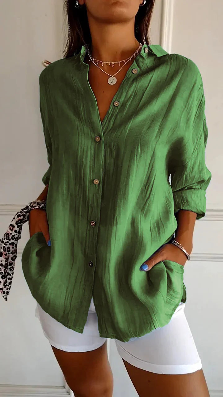 Casual Button-Down Shirt for Women