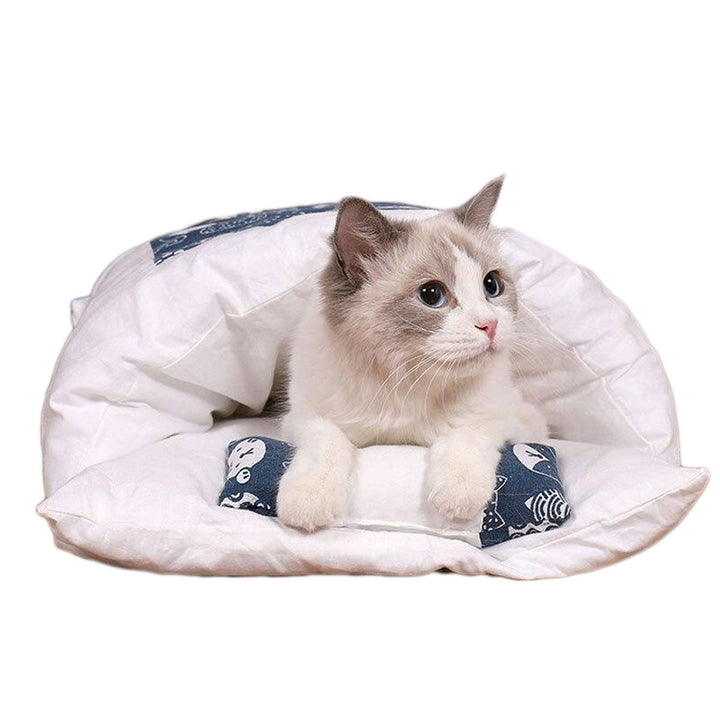 Winter Sleeping Bag for Cats – SnugKitty Frost Magic