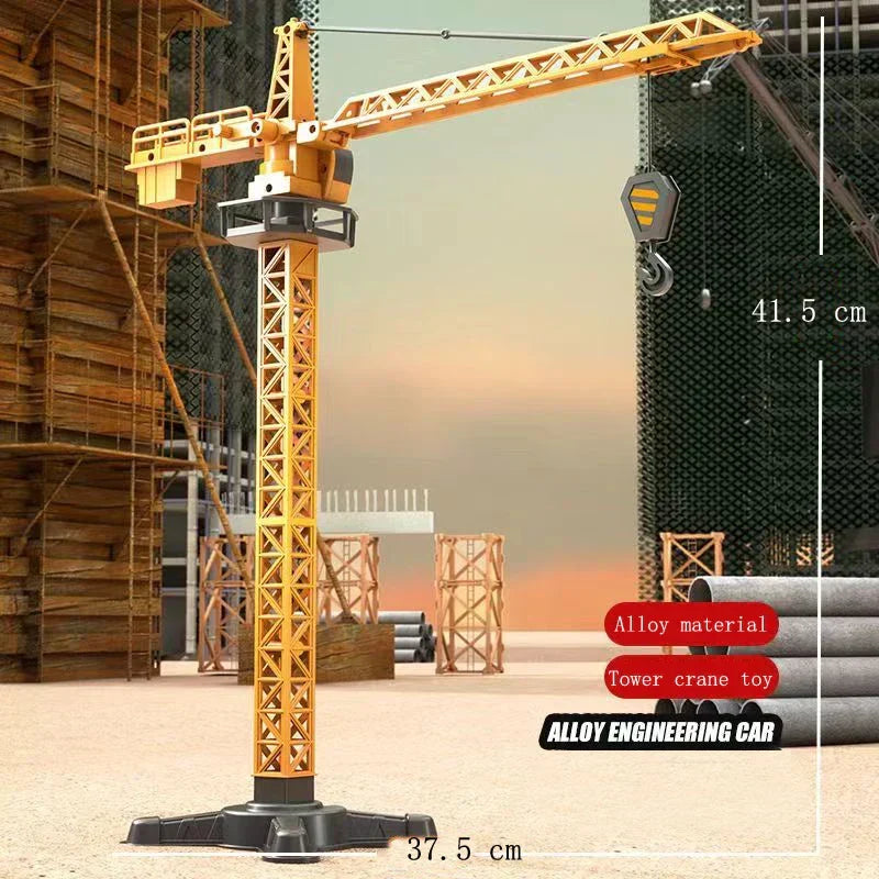 Construction Site Toy Set - Excavators & Cranes - Creative Play