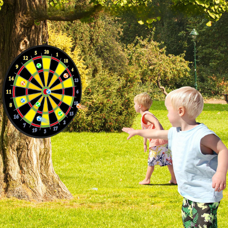 Large Target for Children with Sticky Balls and Darts – PlayTarget