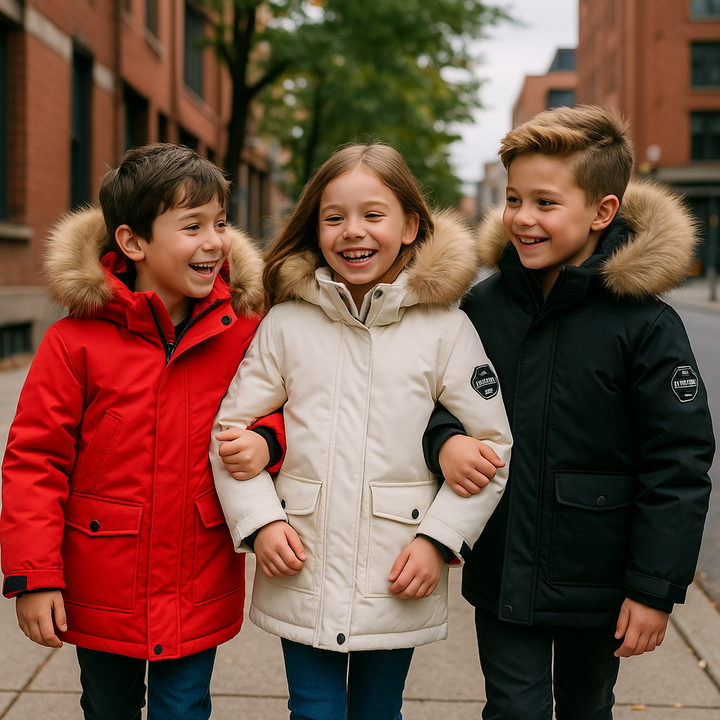 Children's Winter Jacket - Waterproof and Warm | Slim Fit Design