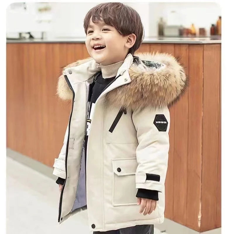 Children's Winter Jacket - Waterproof and Warm | Slim Fit Design