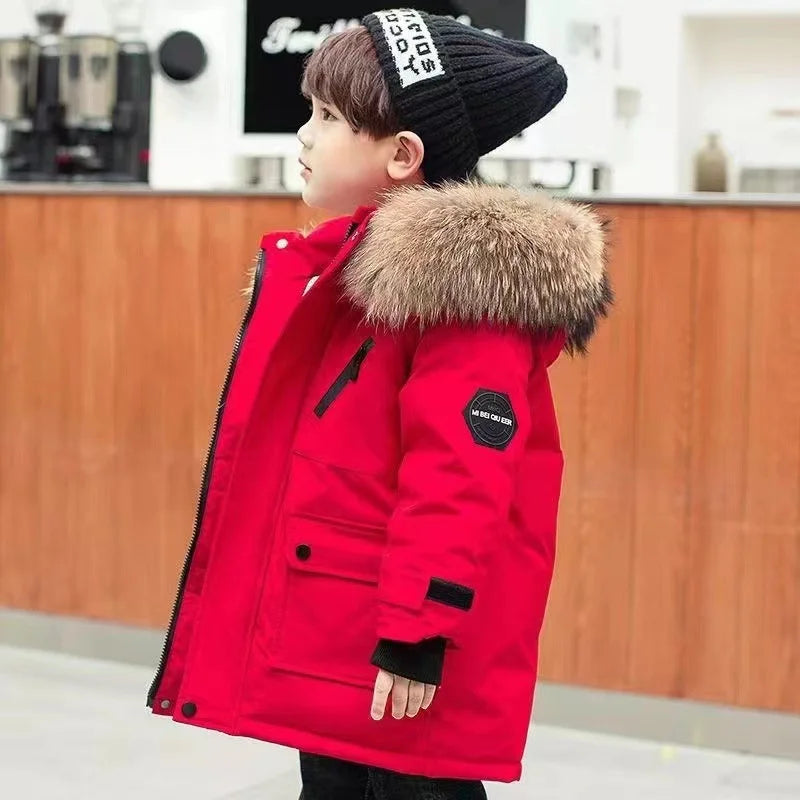 Children's Winter Jacket - Waterproof and Warm | Slim Fit Design