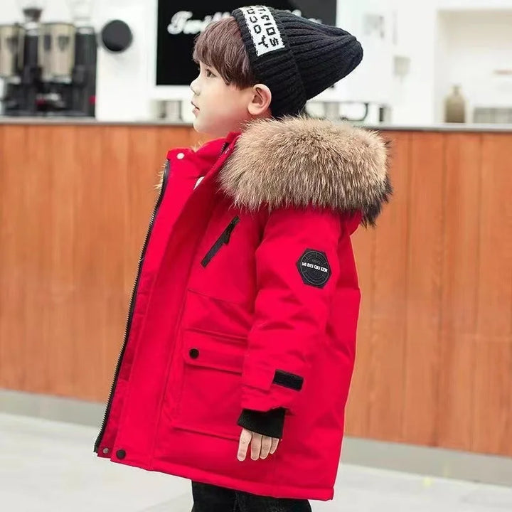Children's Winter Jacket - Waterproof and Warm | Slim Fit Design
