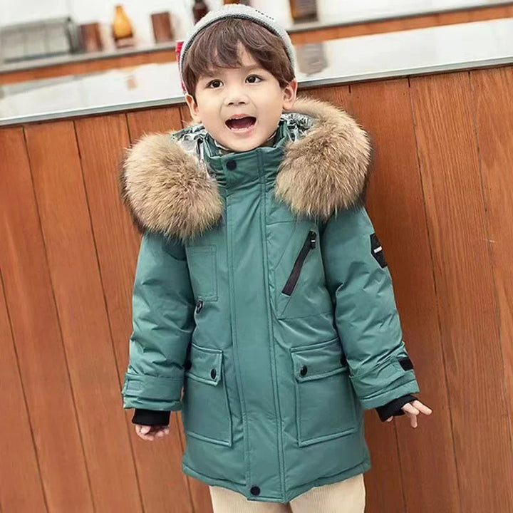 Children's Winter Jacket - Waterproof and Warm | Slim Fit Design
