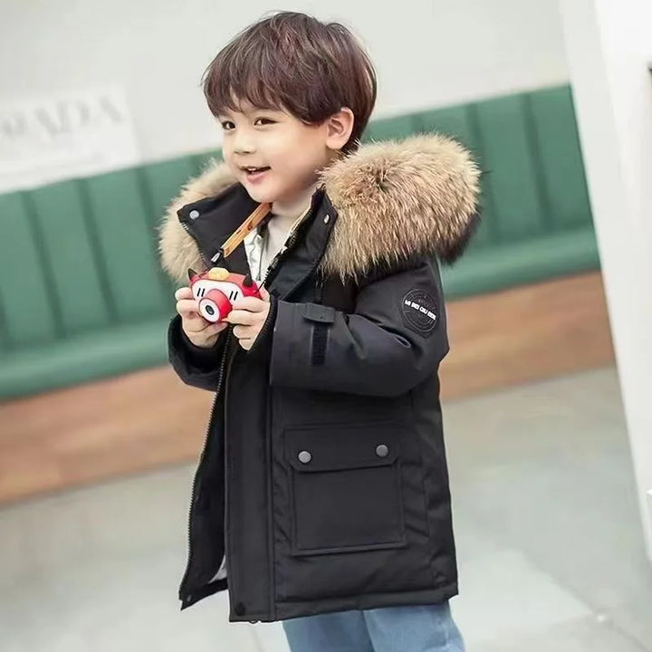Children's Winter Jacket - Waterproof and Warm | Slim Fit Design