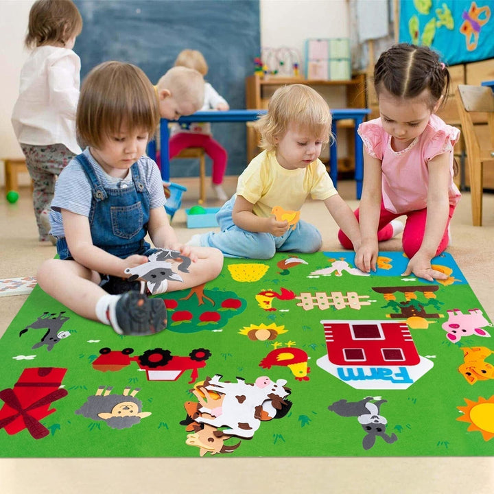 Felt Play Mat for Children - FeltAdventure