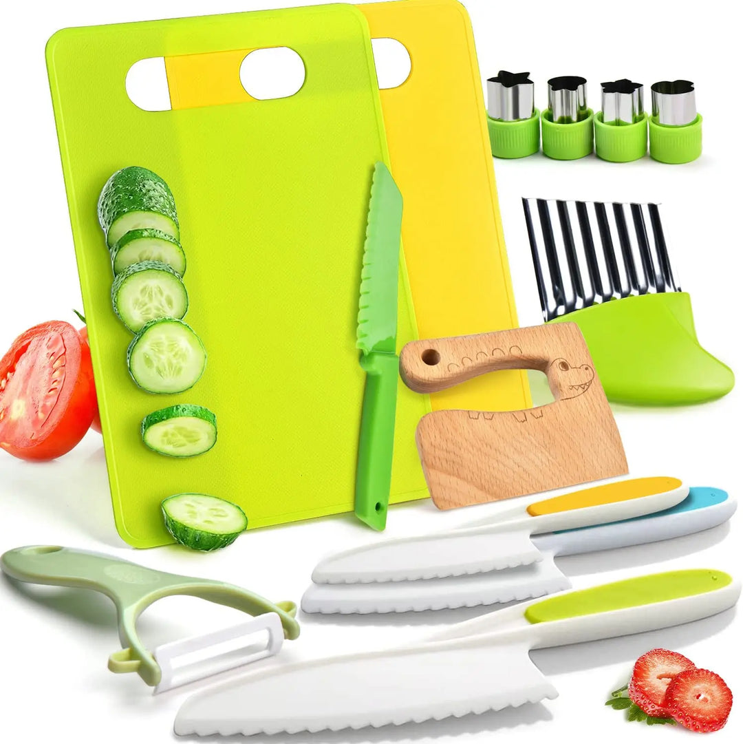 Junior Chef Set - Safe Kitchen Set for Children | Safe Cutting