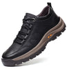 Bequeme und wasserdichte orthopädische Herrenschuhe aus Leder