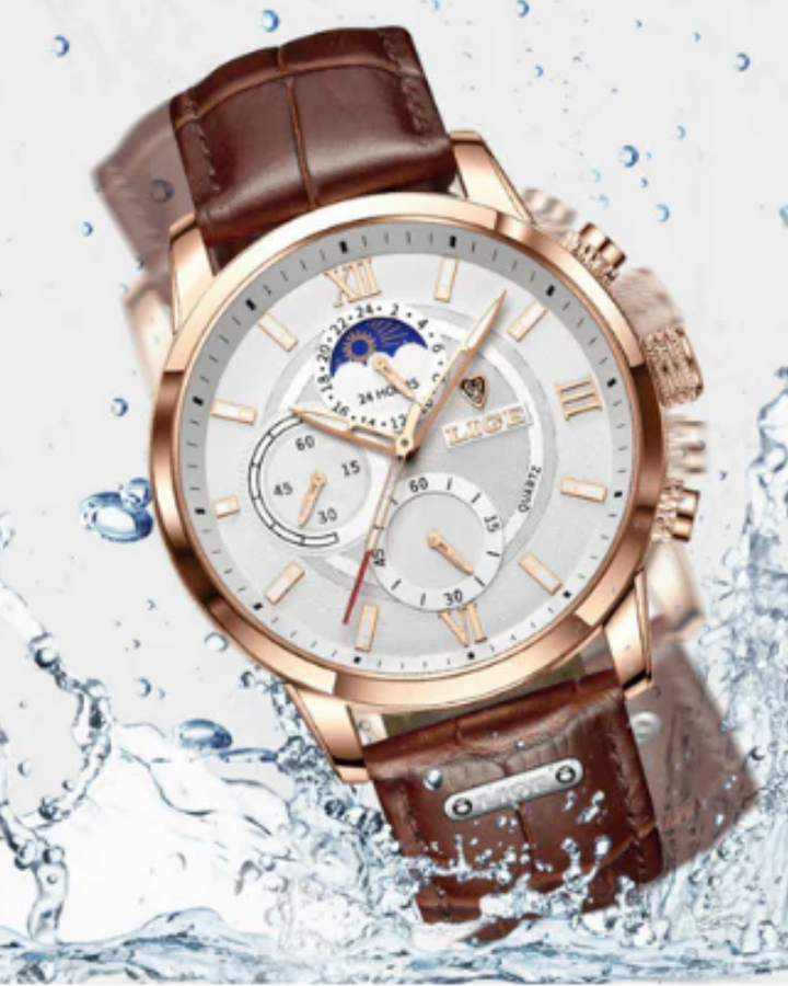 Classic Waterproof Watch for Men - Elegance and Quality