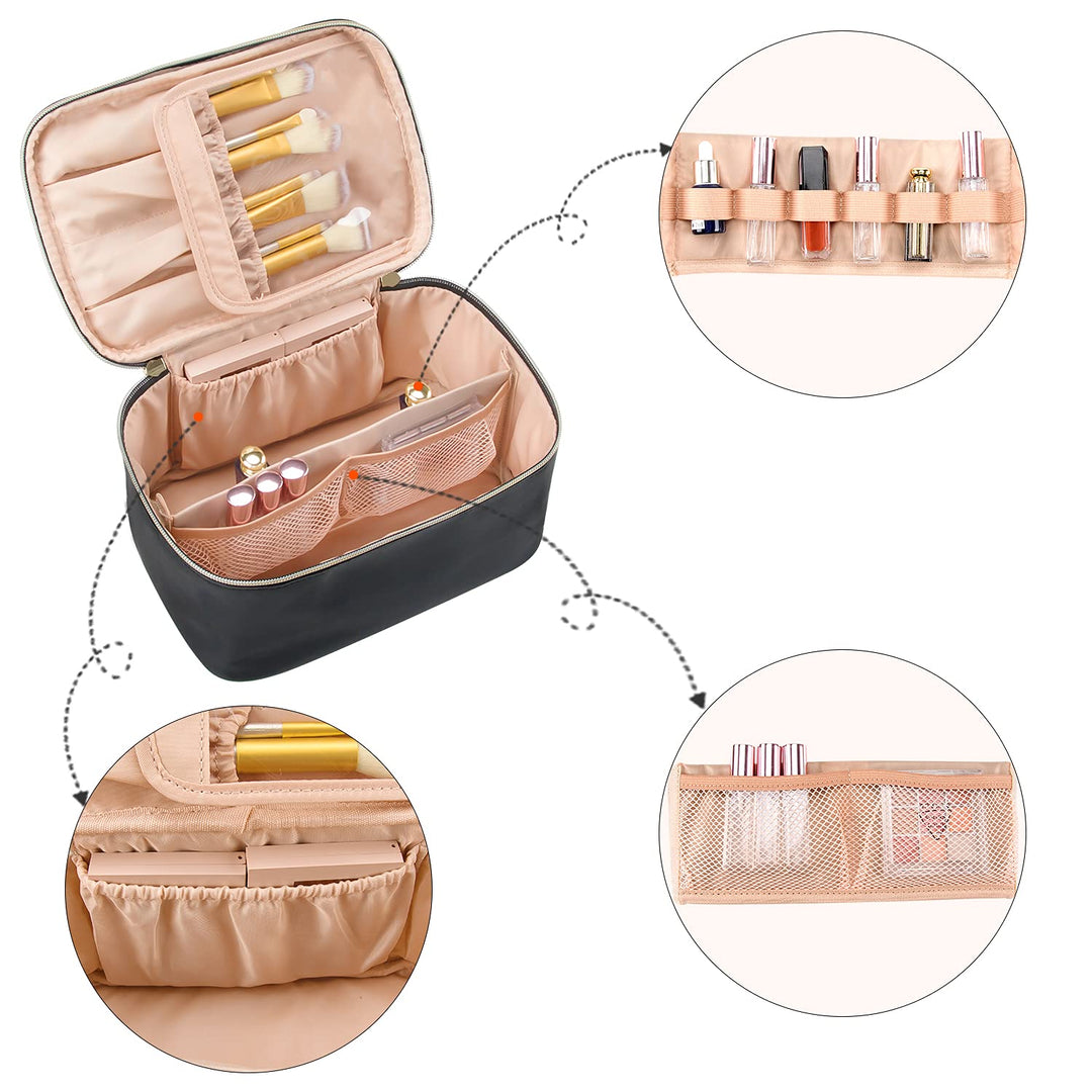 Portable Make-Up Organiser with Dividers