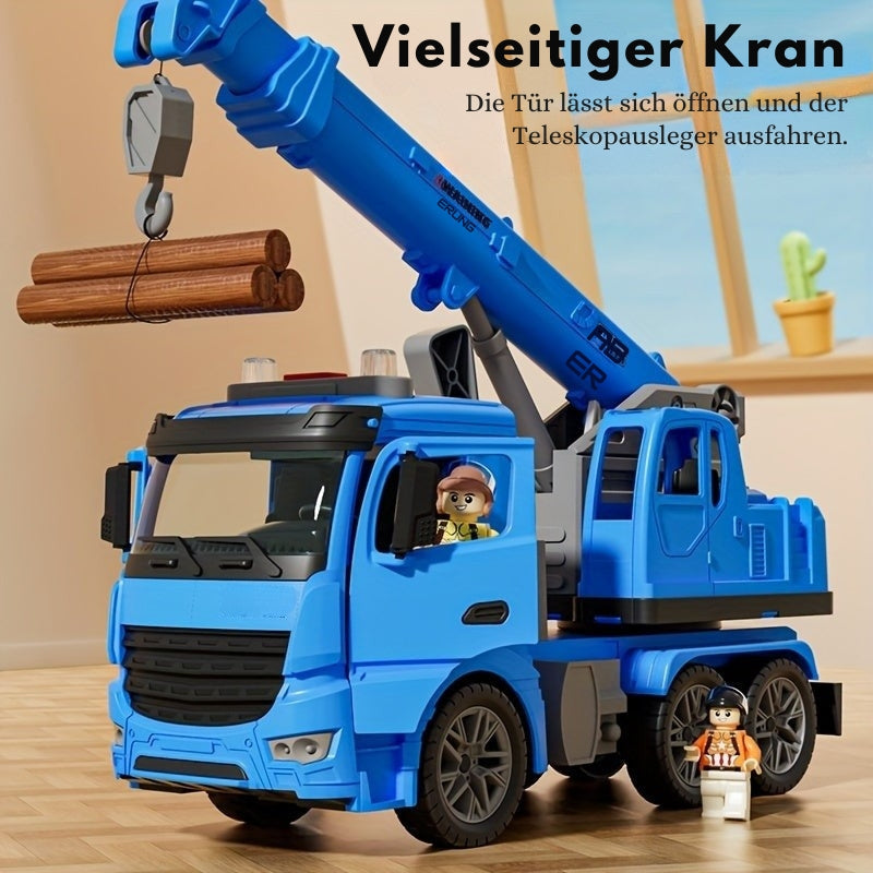 Toy Crane Truck with Sounds | Sturdy Design