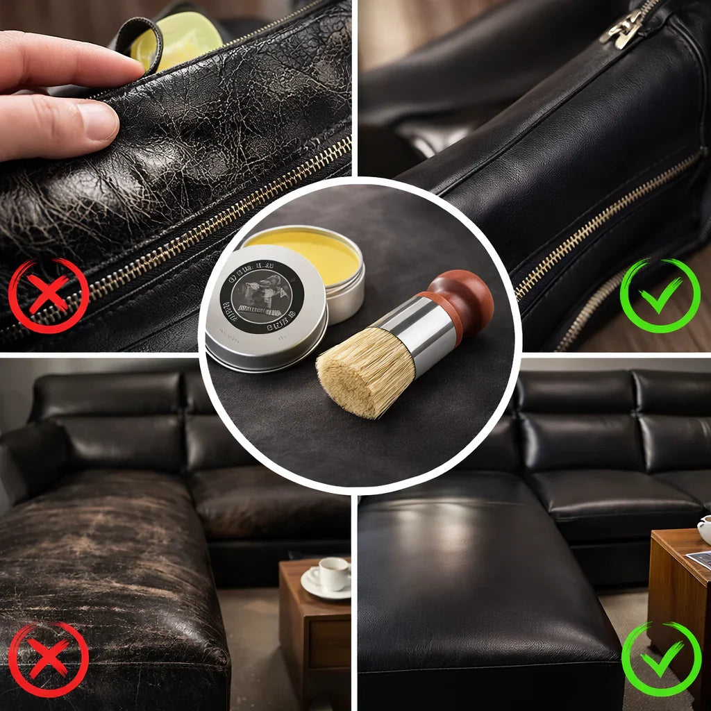Leather Care for Sofas, Cars, Shoes and More | Leather Balm for Well-Kept Leather | PelleLucida