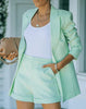 Chic Blazer Shorts Set for Women