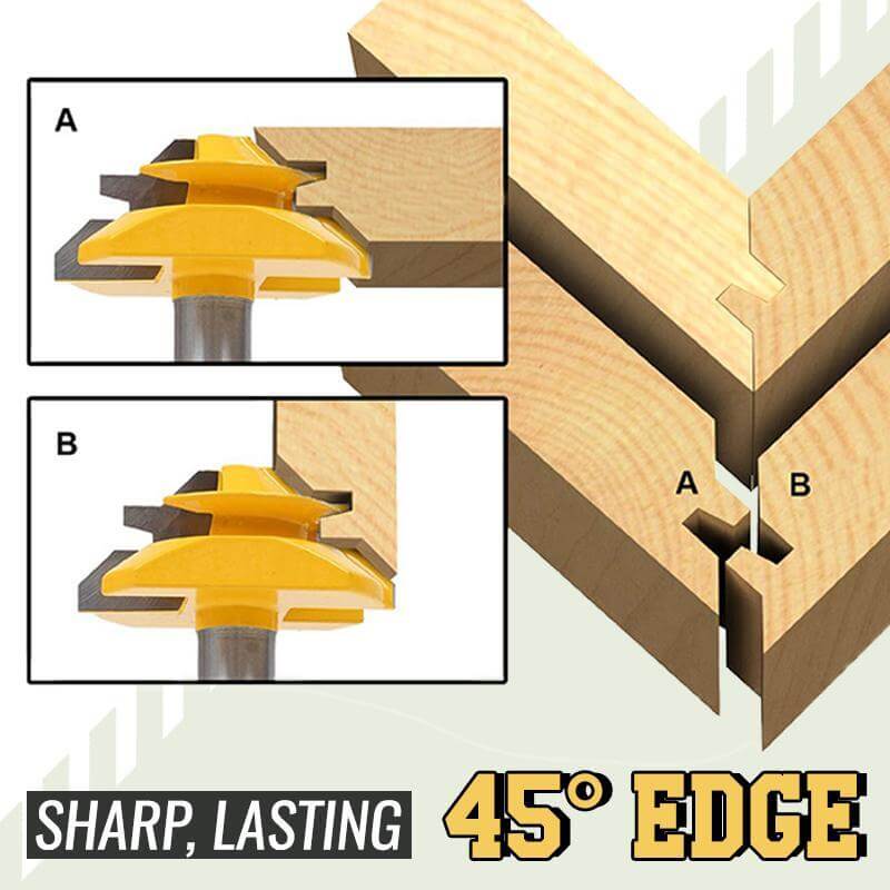 45° Lock Mitre Router Bit